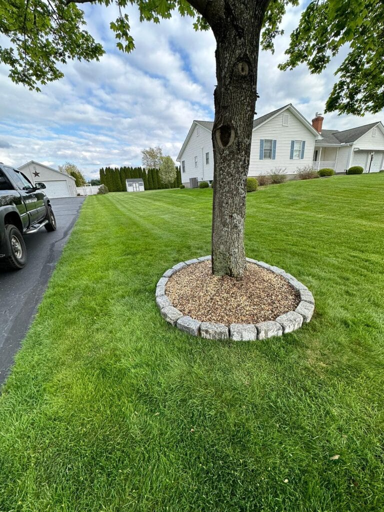 Mulch and Stone Services by JRC landscaping services in central CT
