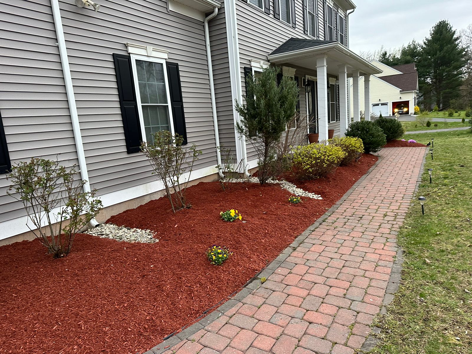 Mulch and Stone Services by JRC landscaping services in Machester CT