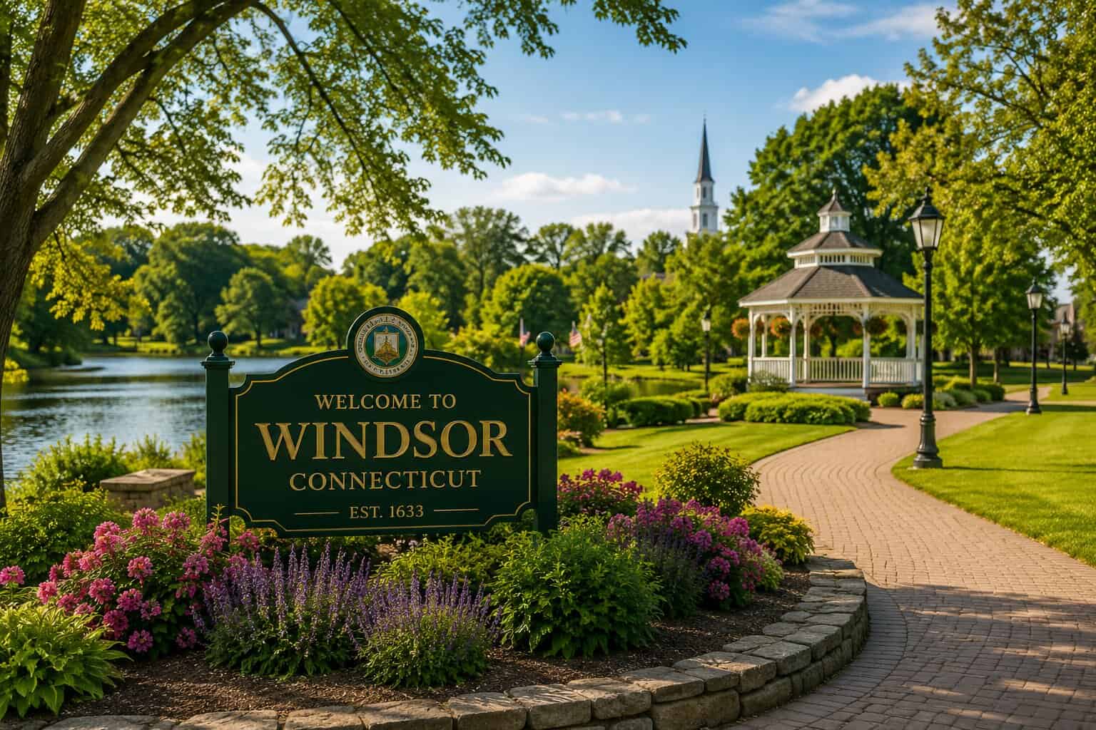 Windsor Connecticut Park Landscape